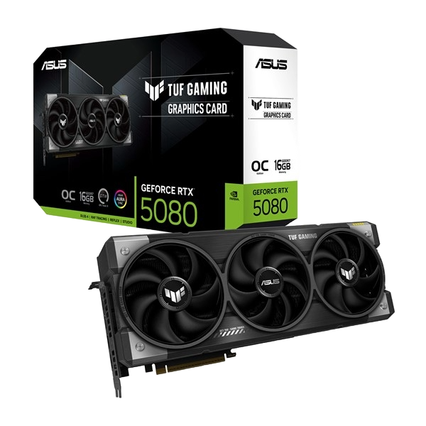 ASUS GeForce RTX 5080 TUF OC 16GB GDDR7 Graphics Card